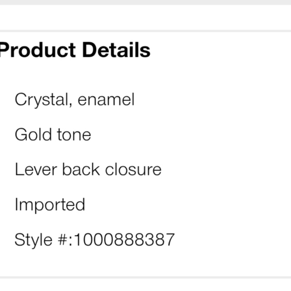 🔹️Betsey Johnson🔹️ Flower Teardrop Earrings NEW - Picture 3 of 5